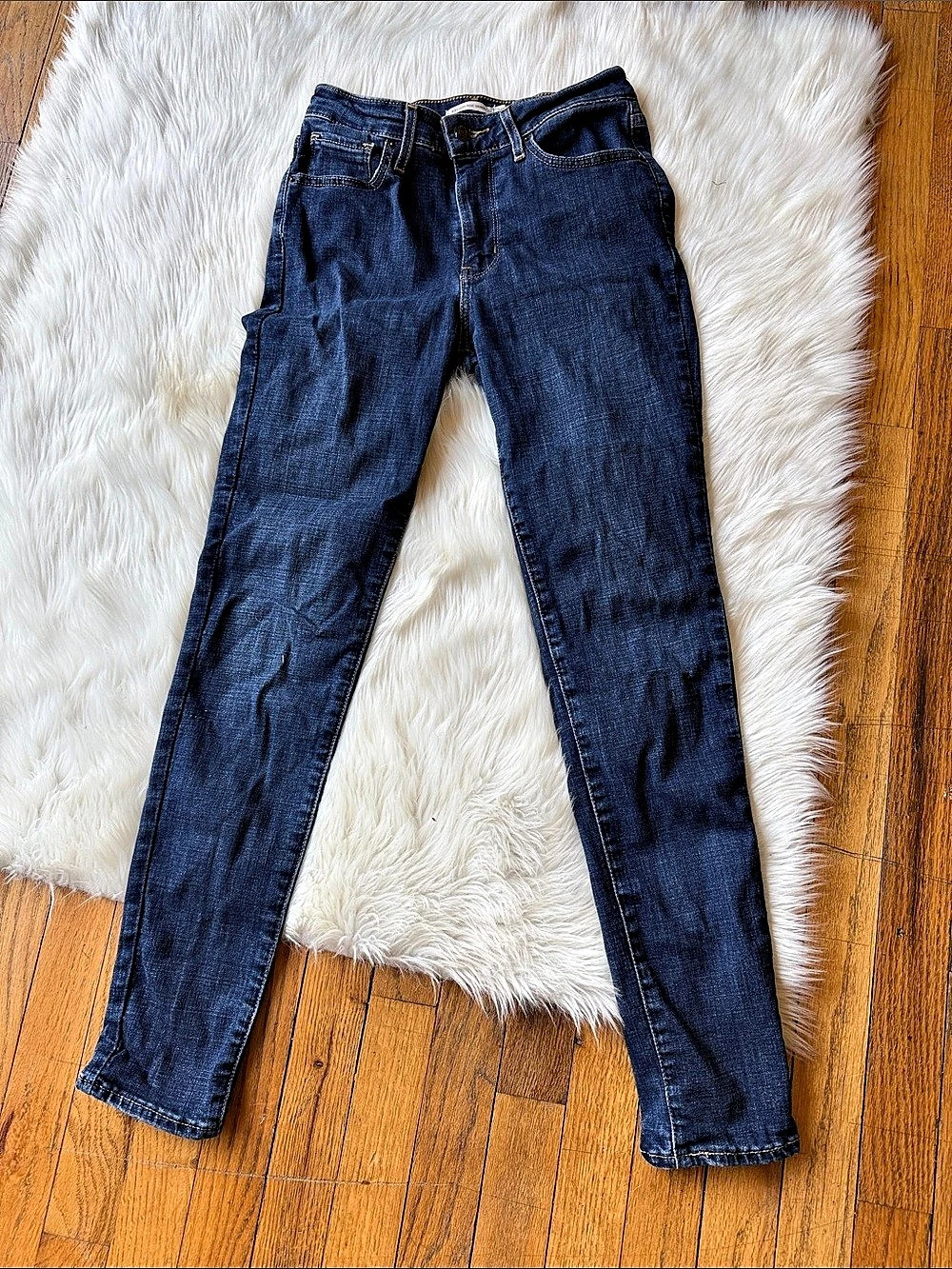 Levi's 721 High Rise Skinny Jeans Women's Skinny Jeans in Blue Like New